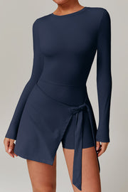 Salopeta fitness Navy Bow